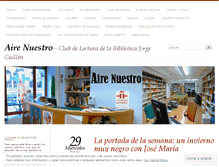 Tablet Screenshot of airenuestro.com